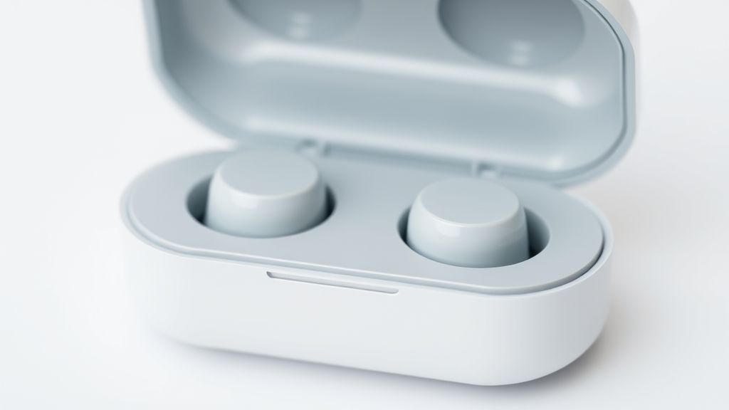 ワイヤレスイヤホン充電ケースとBluetooth接続イメージ