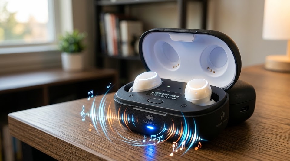 充電ケースのサウンドエフェクトを有効にする